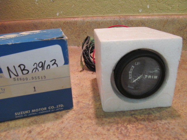 34800-95513 Suzuki 1981-1985 Trim Gauge 50 60 85 115 140 HP 2 Stroke NEW