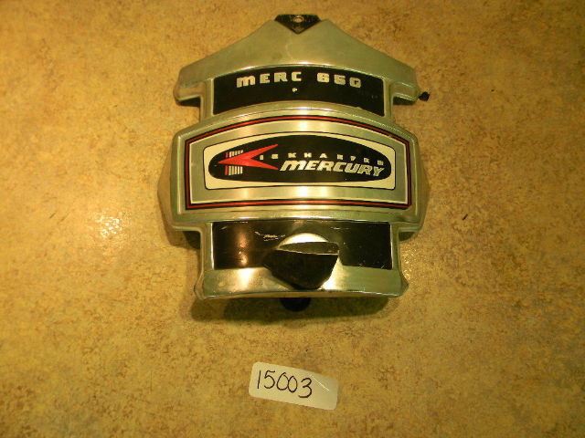 Mercury Kiekhaefer Merc 650 Medallion 9" x 9-5/8"