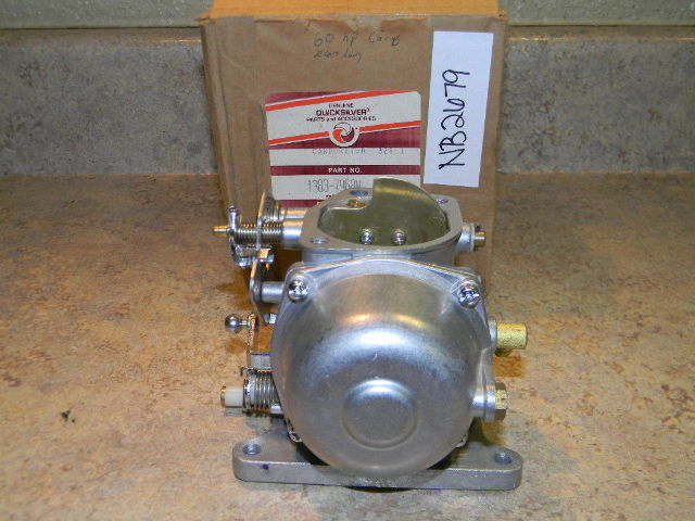 New Quicksilver Mariner Carburetor 1383-7968M 2 Cylinder 1977  60 HP 7968M