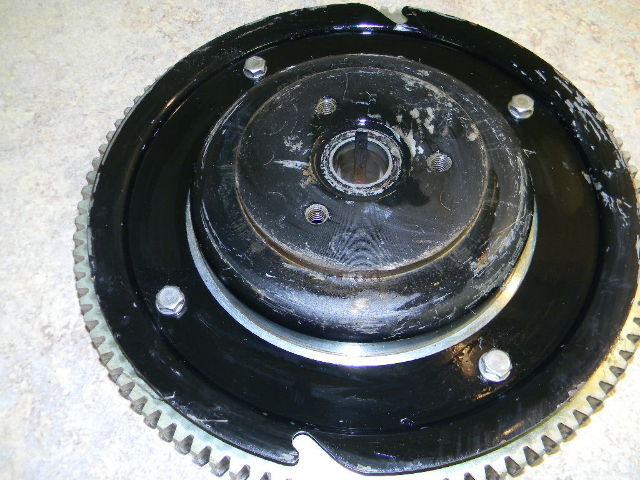 Nissan Tohastu Flywheel Removed From 1985 70 Hp 2 Cylinder 96T