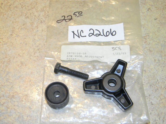 New Polaris Snowmobile ATV Backrest Knob Assembly