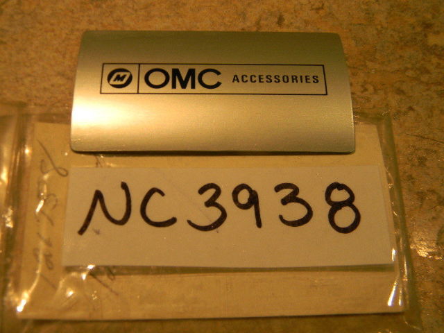 New Johnson Evinrude OMC Knob Plate