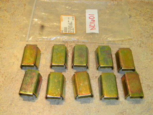 NOS 1971- 1995 Ski Doo Snowmobile Track Clips Set of 10