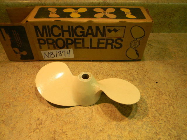 NEW Michigan G-30 Aluminum 2 Blade LH 7-1/2 X 5-1/2 Propeller 5 HP
