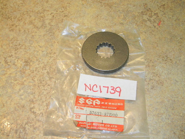 NOS Suzuki Marine Outboard Propeller Spacer Nut 57633-87D00