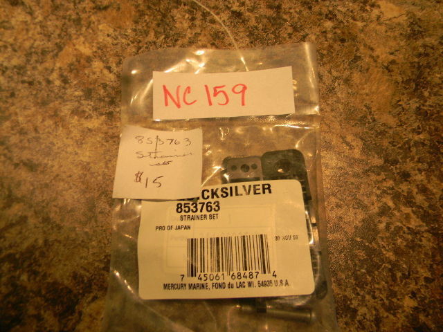 New in package Mercury Quicksilver Strainer Set 853763