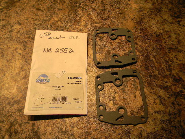 1987-1992 Johnson Evinrude Sierra Float Bowl Gasket 18-2906 333416 V4 V8