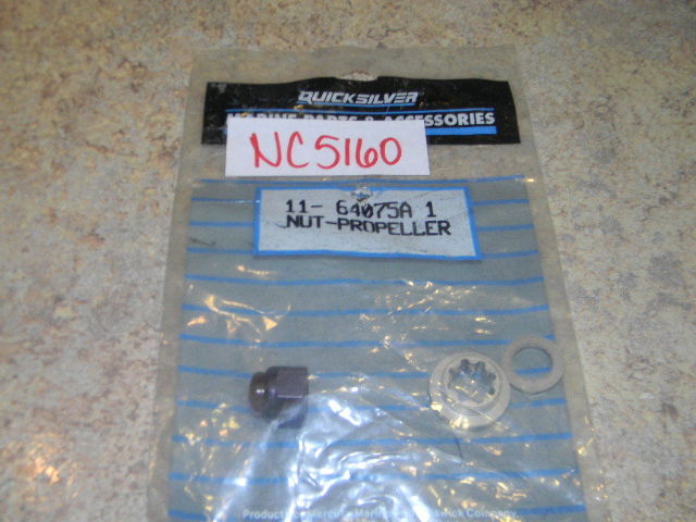 New Quicksilver Mercury Propeller Nut Kit 64075A1