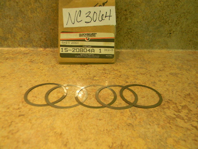NEW Mercury Quicksilver Shim Assembly 15-20804A1