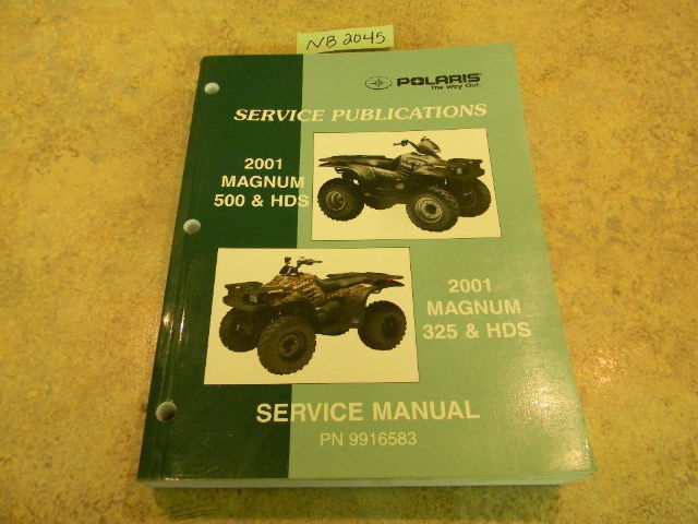 2001 Polaris Magnum 500 & HDS and Magnum 325 & HDS PN 9916583