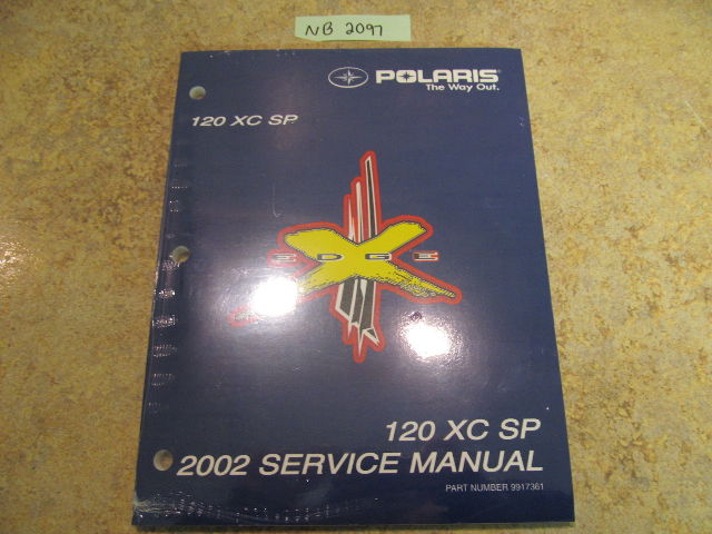 2002 Polaris 120 XC SP Service Manual PN 9917361