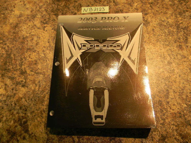 2003 Polaris Pro X Service Manual PN 9918053