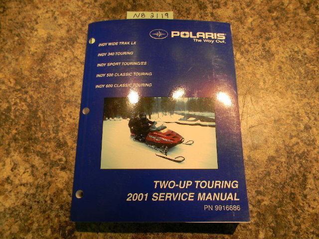 2001 Polaris Indy Touring Models Service Manual PN 9916686