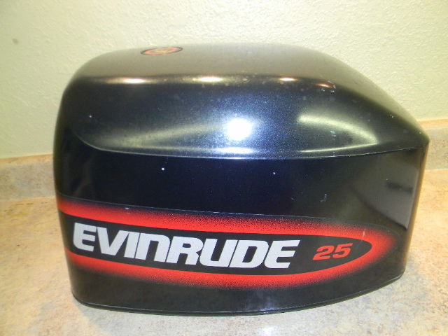 Evinrude 25 35 HP Hood Cowl Cowling Cover 1996-2001  Electric Start  3 CYLINDER