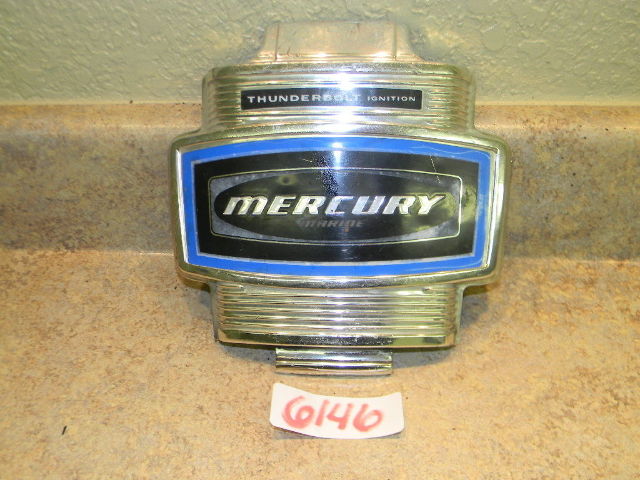 Mercury Front Cover Medallion circa 3 cyl