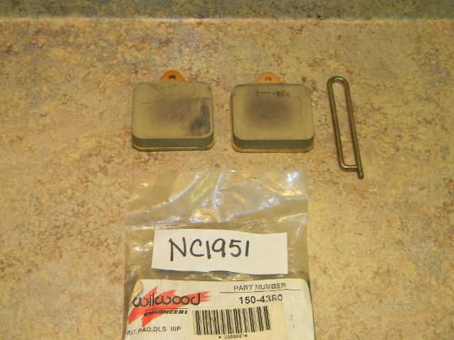 NOS Wilwood Polaris Snowmobile ATV Mid Axle Brake Pad Kit 2200807