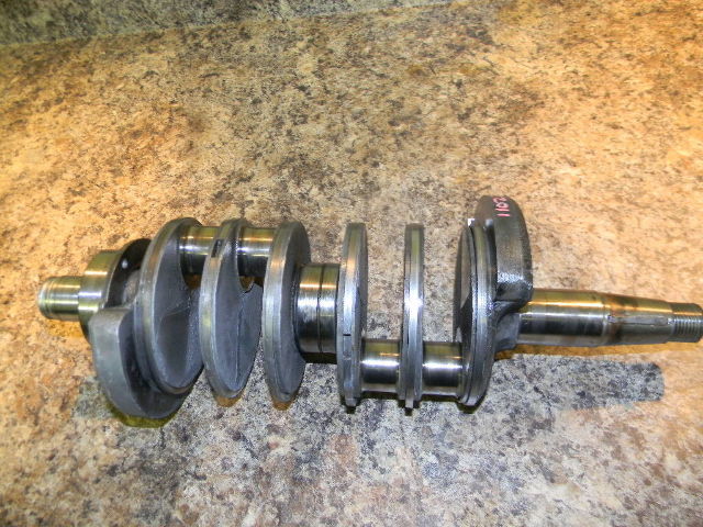 Johnson Evinrude crankshaft from a 1967 100 hp V4