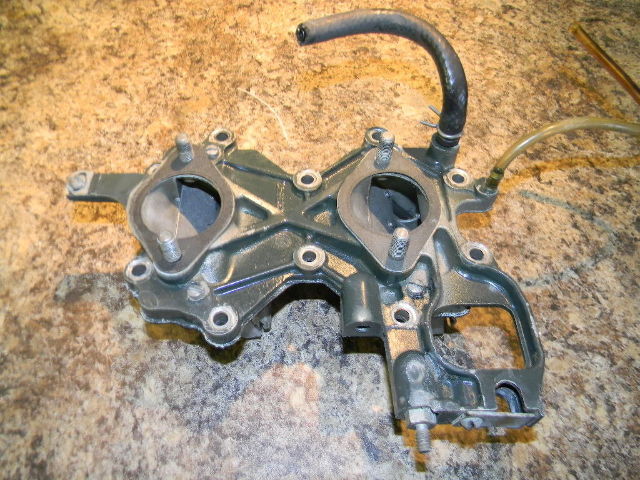 Johnson Evinrude Manifold Assembly w/ Reeds 383980 383972 1971-1973 50 HP