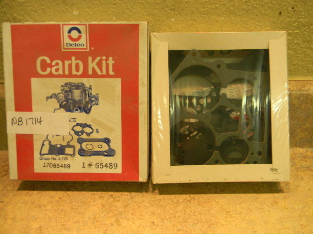 NEW AC Delco Carb Kit OMC 17065489 65489 0982383 1982-83 5.0L 5.7L