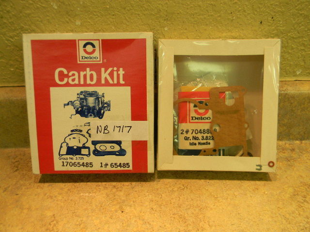 NEW Delco OMC Carburetor Kit 17065485 65485 982384 1984-1990 252 302