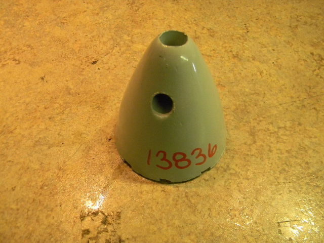Outboard Aluminum Propeller Nose Cone  3 1/4 x 3 1/8"