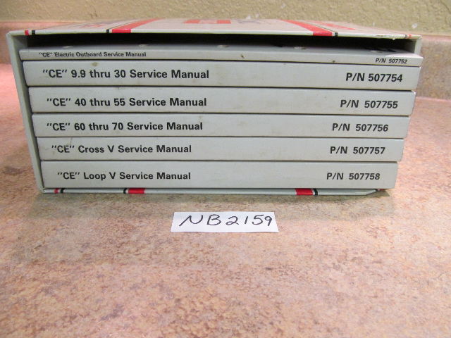 1989 Johnson Evinrude Service Manual Year Set 9.9-300 Models