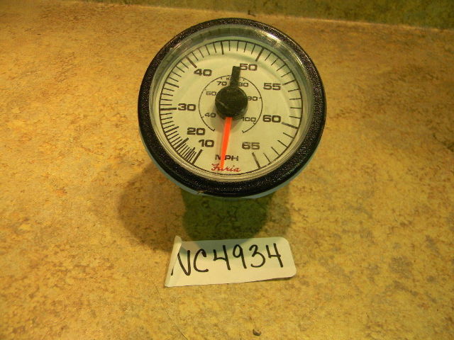 New Faria Outboard Speedometer Blue 3 3/8" SE9645D
