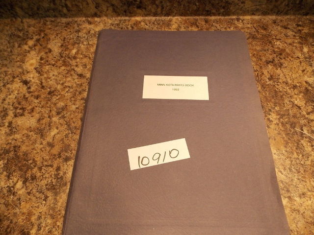 Minn Kota Part Catalog book for 1992