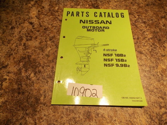 Nissan Parts Catalog for NSF 18B2 15B2 9.9B2 4 stroke