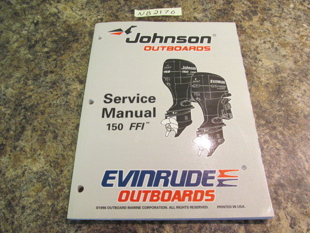 1997 Johnson Evinrude 150 FFI Service Manual 507350