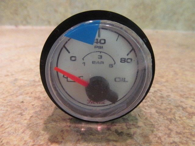 Faria Oil Guage Blue w/ White Face GP7017D