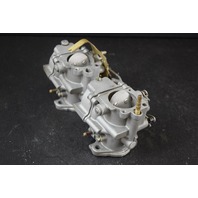 Johnson Evinrude 1968 Top & Middle Carburetors 55 HP CLEANED