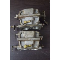 REBUILT! 1977 Johnson Evinrude Carburetor Set 388483 388484 C# 323302 85-140 HP