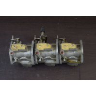 WME-15 WME15 9012A61 Mercury 1990 Carburetor Set 70 75 80 90 HP 3 Cyl REBUILT