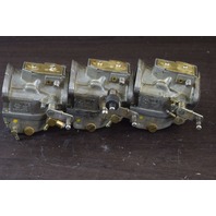 WME-15 WME15 9012A61 Mercury 1990 Carburetor Set 70 75 80 90 HP 3 Cyl REBUILT