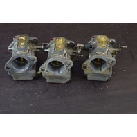 WME-15 WME15 9012A61 Mercury 1990 Carburetor Set 70 75 80 90 HP 3 Cyl REBUILT