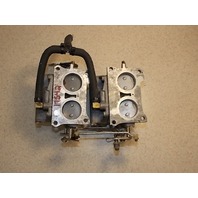 Johnson Evinrude Carburetor Assembly (Upper & Lower) 386006 386007 1973 135 HP