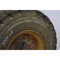 Super Sidewall 6.00 x 9  Forklift Tire 10 Ply - Nylon Tubing - 6 lug - 6.00-9