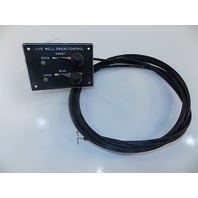 Dual LIve Well Drain Control with 8' cables