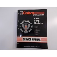 OMC Cobra Service Manual PWC PWS Models 1990 4 6 8 Cylinder