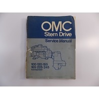 OMC Stern Drive Service Manual 1973 100 120 155 165 225 245HP 979866