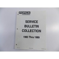 Force Outboards Service Bulletins 1983-1989 90-823798 592