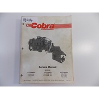 OMC Cobra Stern Drive Service Manual 1987 507605 4, 6 & 8 Cylinder Models