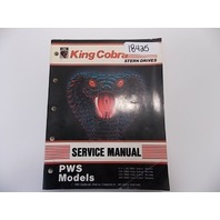 OMC King Cobra Stern Drive Service Manual PWS Models 1989 507879