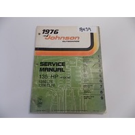 OMC Johnson Service Manual 1976 135 HP 135EL76 135ETL76 Item # JM-7615