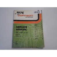 OMC Johnson Service Manual 1976 55 HP 55E76 55EL76 Item # JM-7610