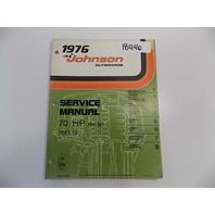 OMC Johnson Service Manual 1976 70 HP 70EL76 Item # JM-7611