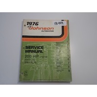 OMC Johnson Service Manual 1976 200 HP 200TL76 200TXL76 Item # JM-7616