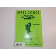 Nissan Outboard Motor Parts Catalog NS 90A 1992 M-313-B