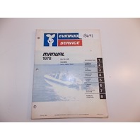 Evinrude Service Manual 1978 Item #: 5397 70 / 75 HP